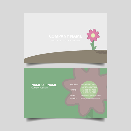 Business card design template.のイラスト素材