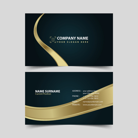 Business card design template.のイラスト素材