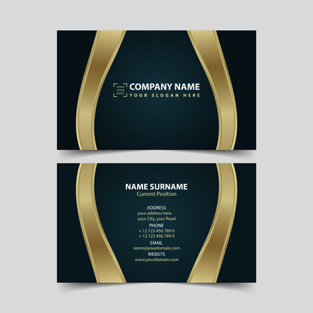 Business card design template.のイラスト素材