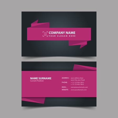 Business card design template.のイラスト素材