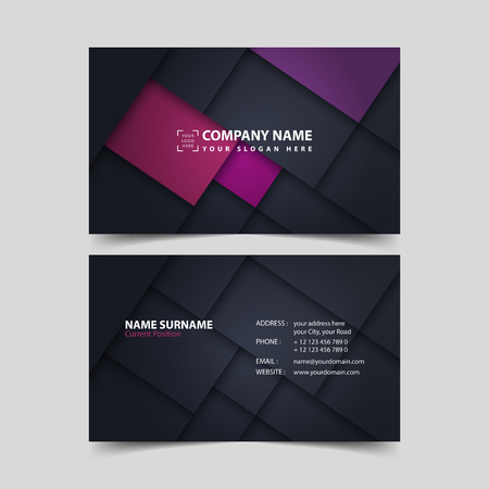 Business card design template.のイラスト素材