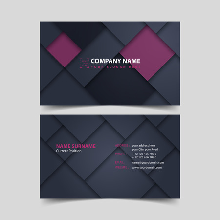 Business card design template.のイラスト素材