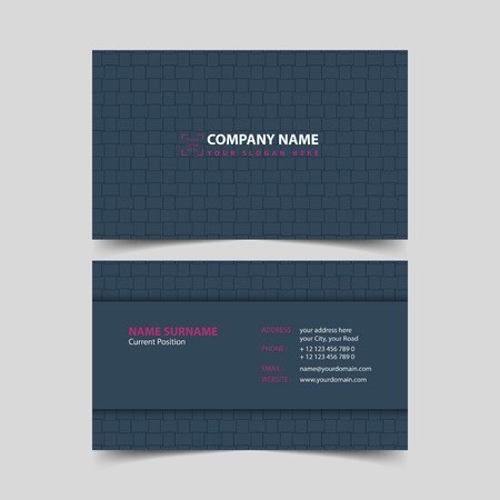 Business card design template.のイラスト素材