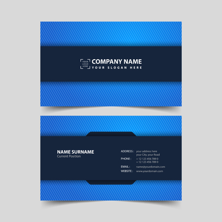 Business card design template. のイラスト素材