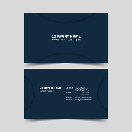 Business card design template.のイラスト素材