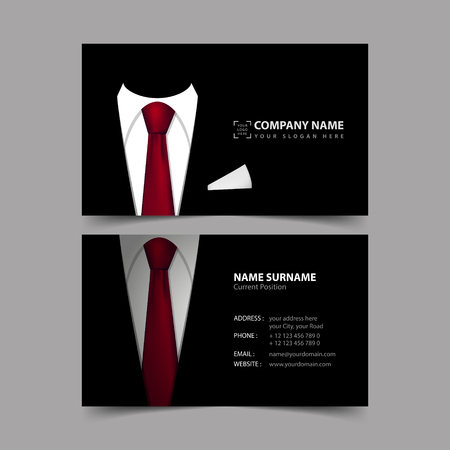 Business Card Design Template. のイラスト素材