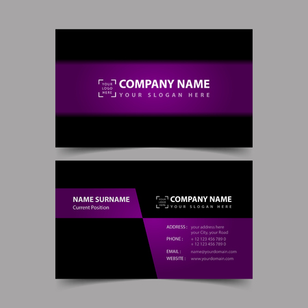 Business Card Design Template. のイラスト素材