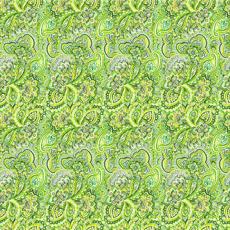 Seamless ornamental ethnic background with indian oriental floral ornamentの写真素材