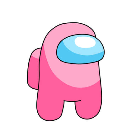 Among us vector illustrationのイラスト素材