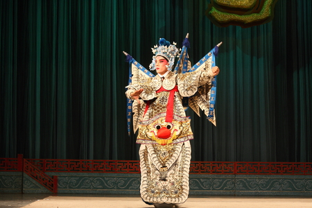 The performance of traditional opera at stageのeditorial素材