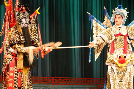 The performance of traditional Chinese opera at stage
のeditorial素材