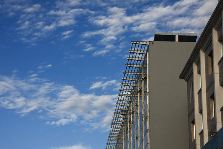 Building Jiayuguan City, Gansu Province.