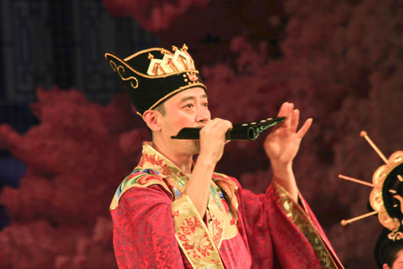 Traditional performance on the stageのeditorial素材