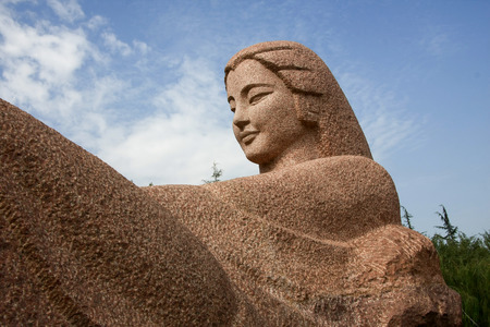 Yellow River Mother Sculptureのeditorial素材