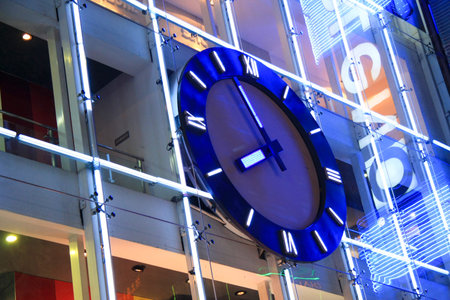 Clock at Nanjing Road, Shanghai
