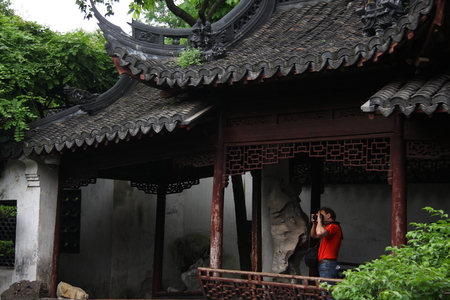 Shanghai Temple is a tourist paradise, is an important Taoist temples in Shanghai, is a shopper \ &#39;s paradise at home and abroadのeditorial素材
