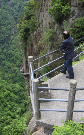 Taizhou, Zhejiang, Hainan and Taiwan cents a scenic valley views.の写真素材