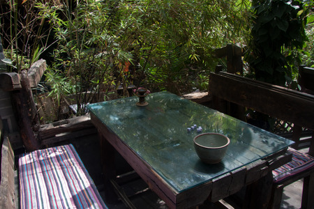 Bar, decorative materials in the bar with a certain ethnic characteristics owner purchases come from the southwest border of Yunnan minority people in the demolition of houses.のeditorial素材