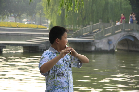 Hangzhou West Lake Yongjin area - Piper childのeditorial素材