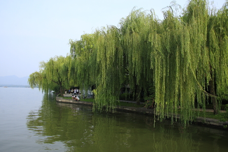 Scenic West Lake in Hangzhou Yongjinのeditorial素材