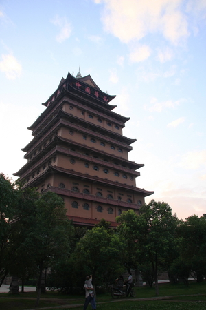 View of an ancient architecture pagoda styled buildingのeditorial素材