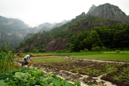 Nanxi River scenic landscape. のeditorial素材