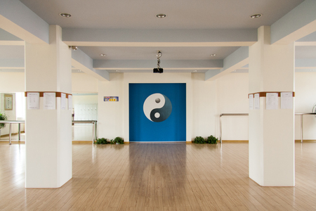 Bagua pattern of multi-function Hallのeditorial素材