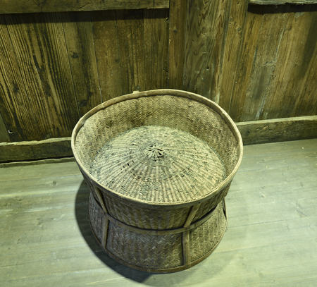 Bamboo collection in the Creek town, xiapu County, Fujian province, "the she nationality Folk Museum"のeditorial素材