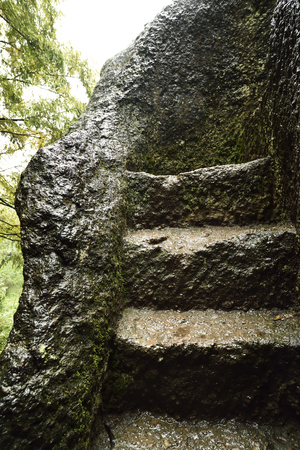 Steep stoneの写真素材