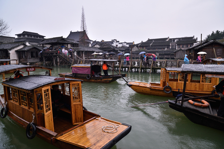 Wuzhen , Zhejiang, Chinaのeditorial素材