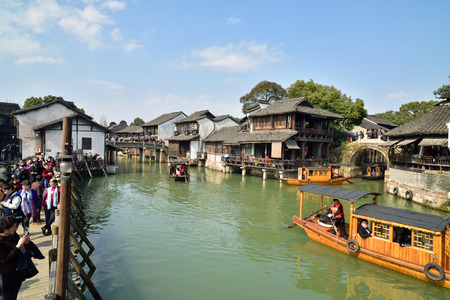 Wuzhen, Zhejiang, Chinaのeditorial素材
