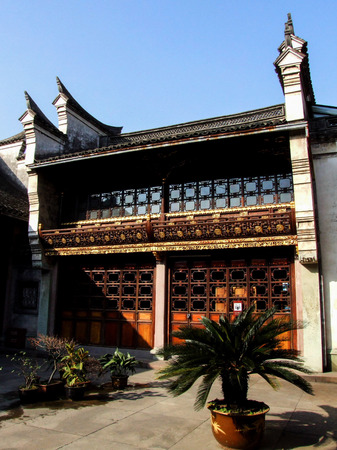 Ningbo Tianyi ancient townのeditorial素材