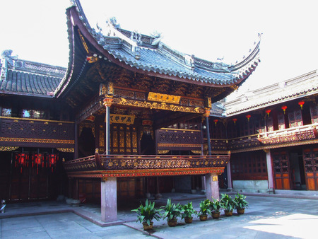 Tianyi Pavilion of Ningbo ancient stageのeditorial素材