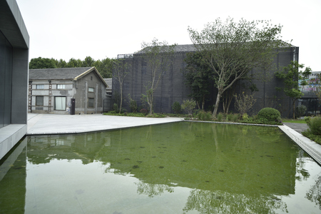 Wuzhen contemporary international art exhibition hallのeditorial素材