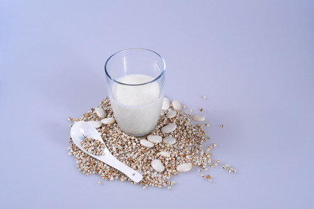 Cereal and milkの写真素材