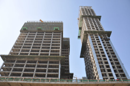 Buildings at the city of Chengdu