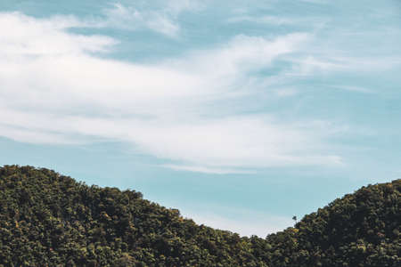 Rock and island formations in Gulf of Thailand