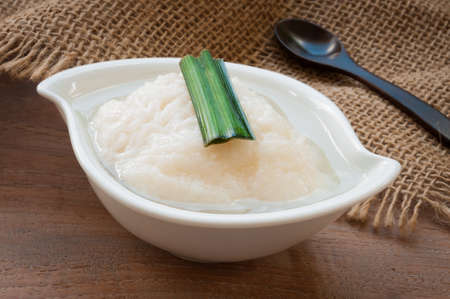 Kaomark, sweet fermented rice, a sweetmeat consisting of fermented ...