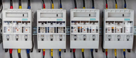 New control panel wiring - Stock Image - Everypixel