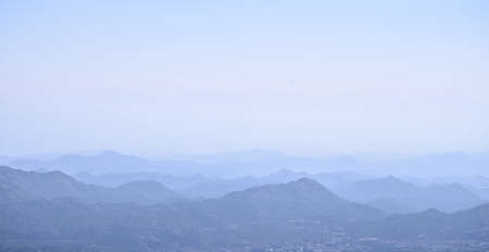 Sunset in the Mountains. Dinaric Alps, the LovÄen mountains, Montenegro