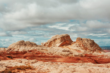 Vermilion Cliffs National Monument. Landscapes at sunrise. Unusual mountains landscape. Beautiful natural background.