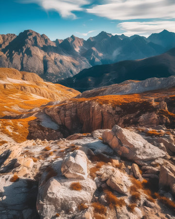 Colorful autumn landscape in Cordillera Blanca, Peru.