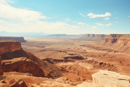View of the Canyonlands National Park in Utah, United States.