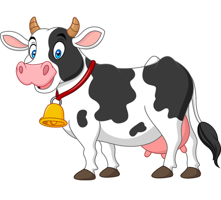Vecteur de Cartoon happy cow - ID:102626644 - image libre de droit - Stocklib